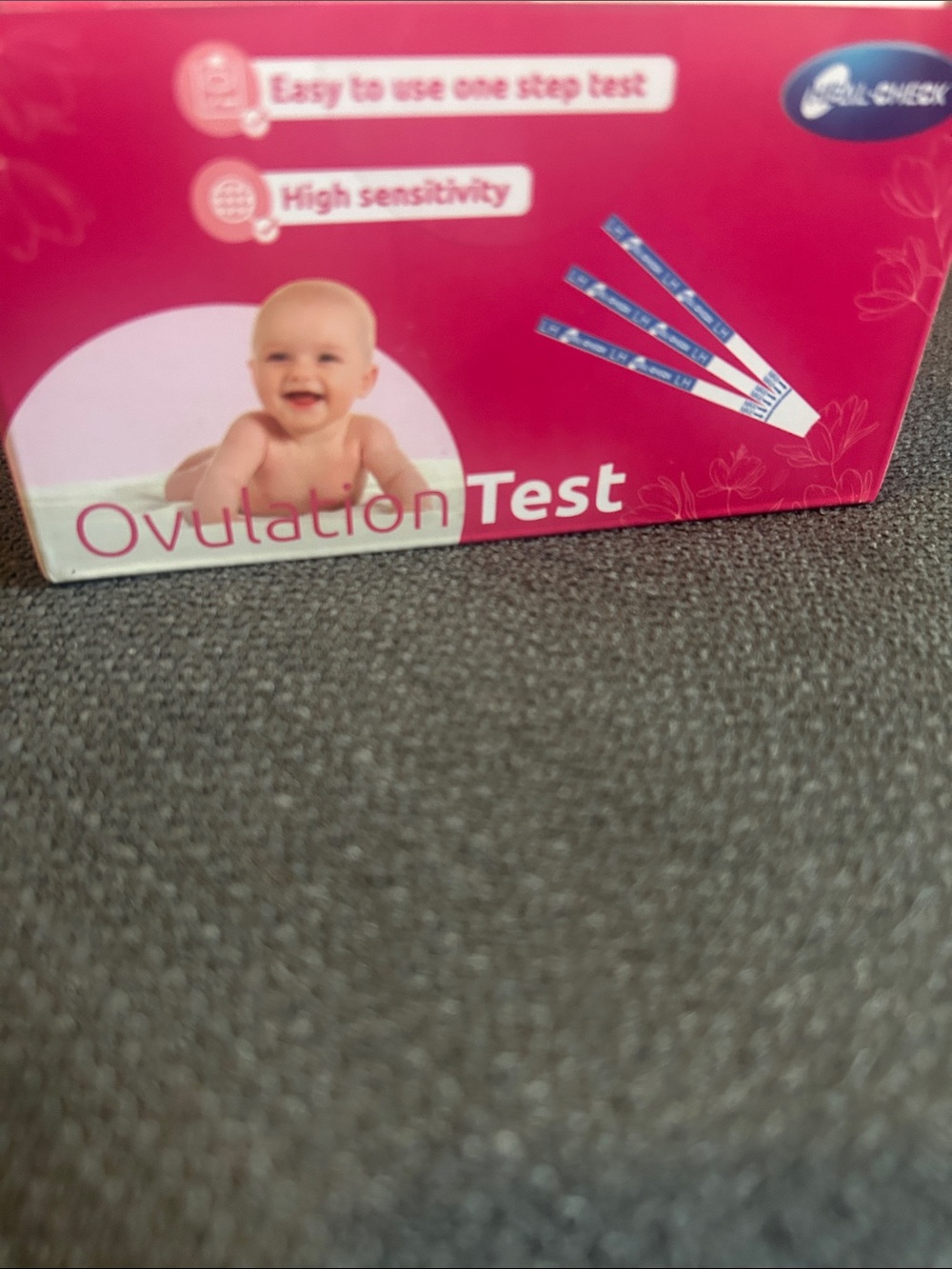 Pink Ovulation Test Box - 1-Step High Sensitivity